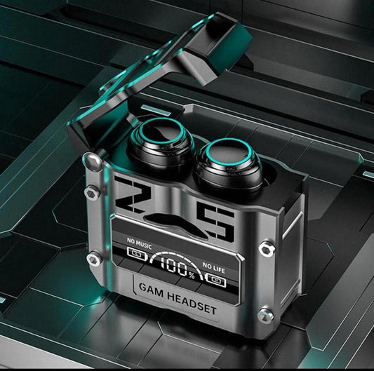M25 Stealth-Series Wireless gaming Earbuds - Dual Mic Noise reduction & Low Latency